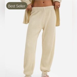 MATE the Label Waffle Knit Joggers Bone XL